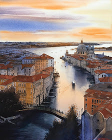 07-Canal-Grande-Igor-Dubovoy-Realistic-Urban-Watercolor-Paintings-www-designstack-co