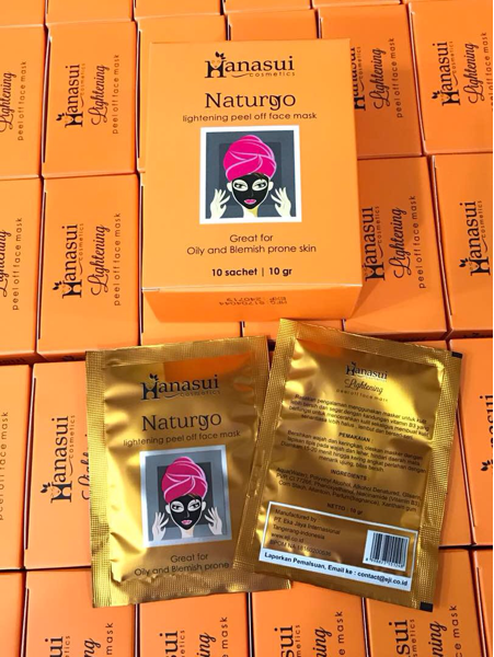Hanasui Masker Lumpur Naturgo BPOM Hanasui Masker Lumpur Naturgo BPOM