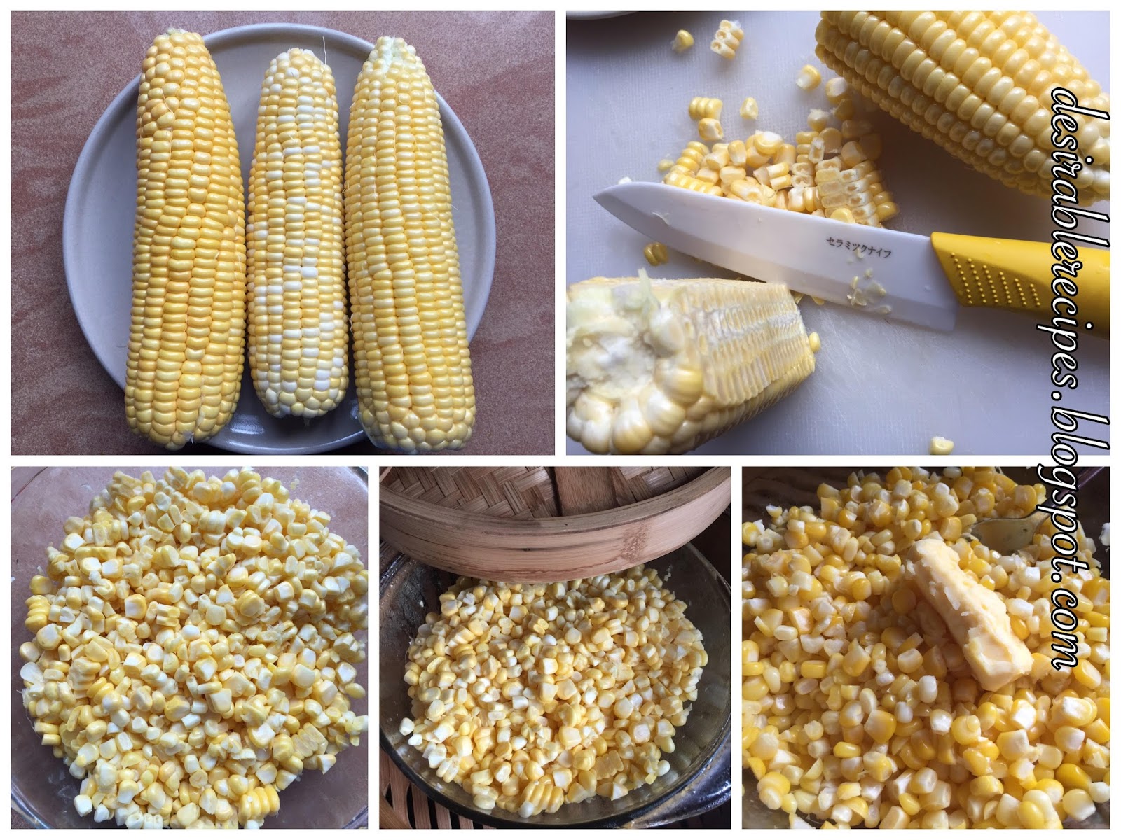 Steamed Corn