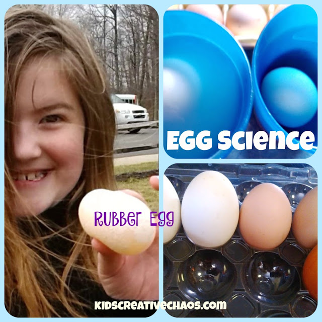 Kids Science Egg Experiments Rubber Bouncing Eggs