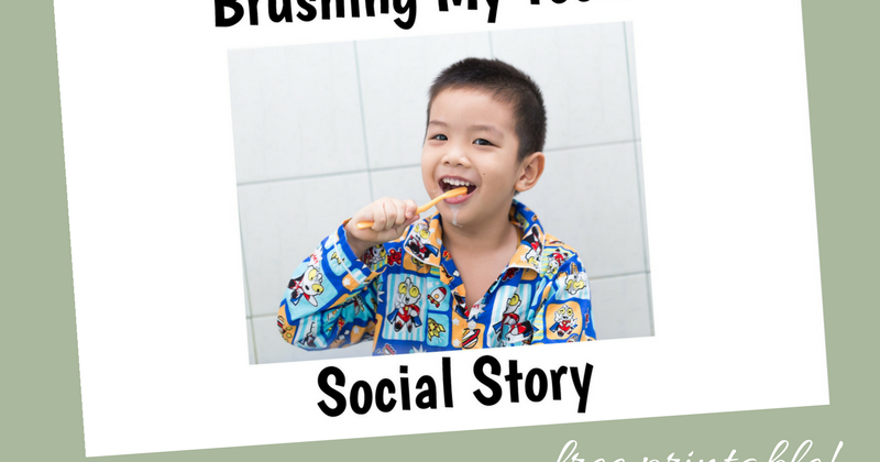 Absolutely free Printable Social Tale Regarding Brushing My Tooth And photograph relating to Free Printable Social Story Template called No cost Printable Social Tale More than Brushing My Enamel And