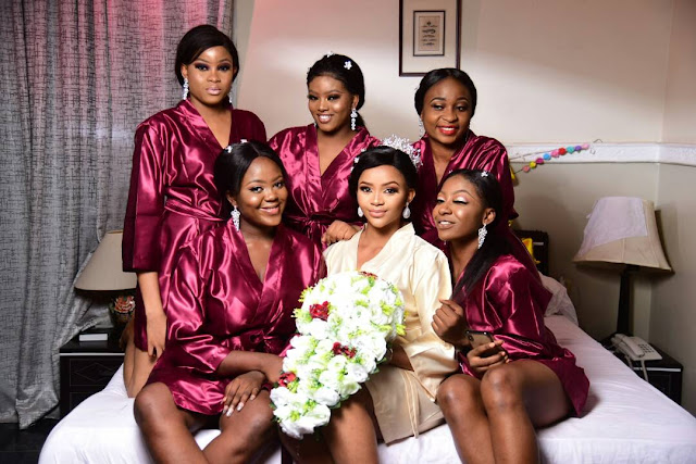 Beautiful photos from Wedding event of former Beauty Queen Ijeoma Okafor and her husband