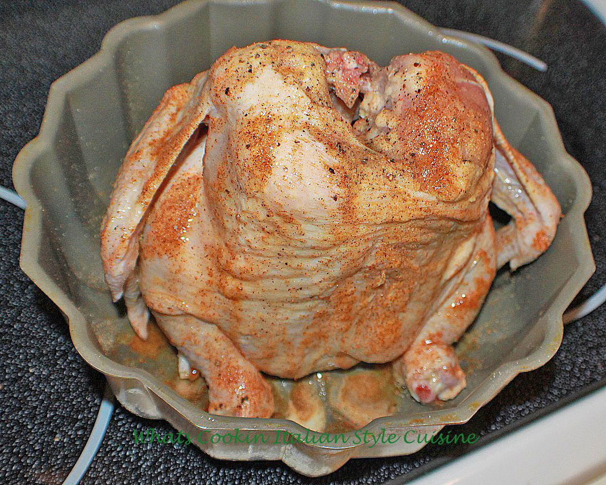 Bundt Pan Roasted Chicken Recipe What's Cookin' Italian Style Cuisine