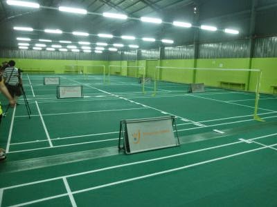 badminton court borneotip trm academy centre decent although quite