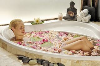 flower bath spa