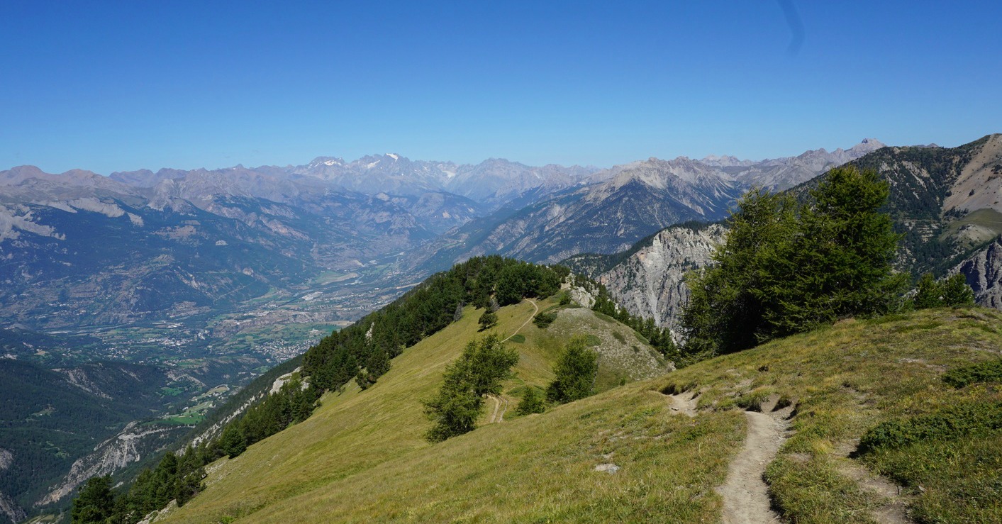 View to north from Crête de Vars