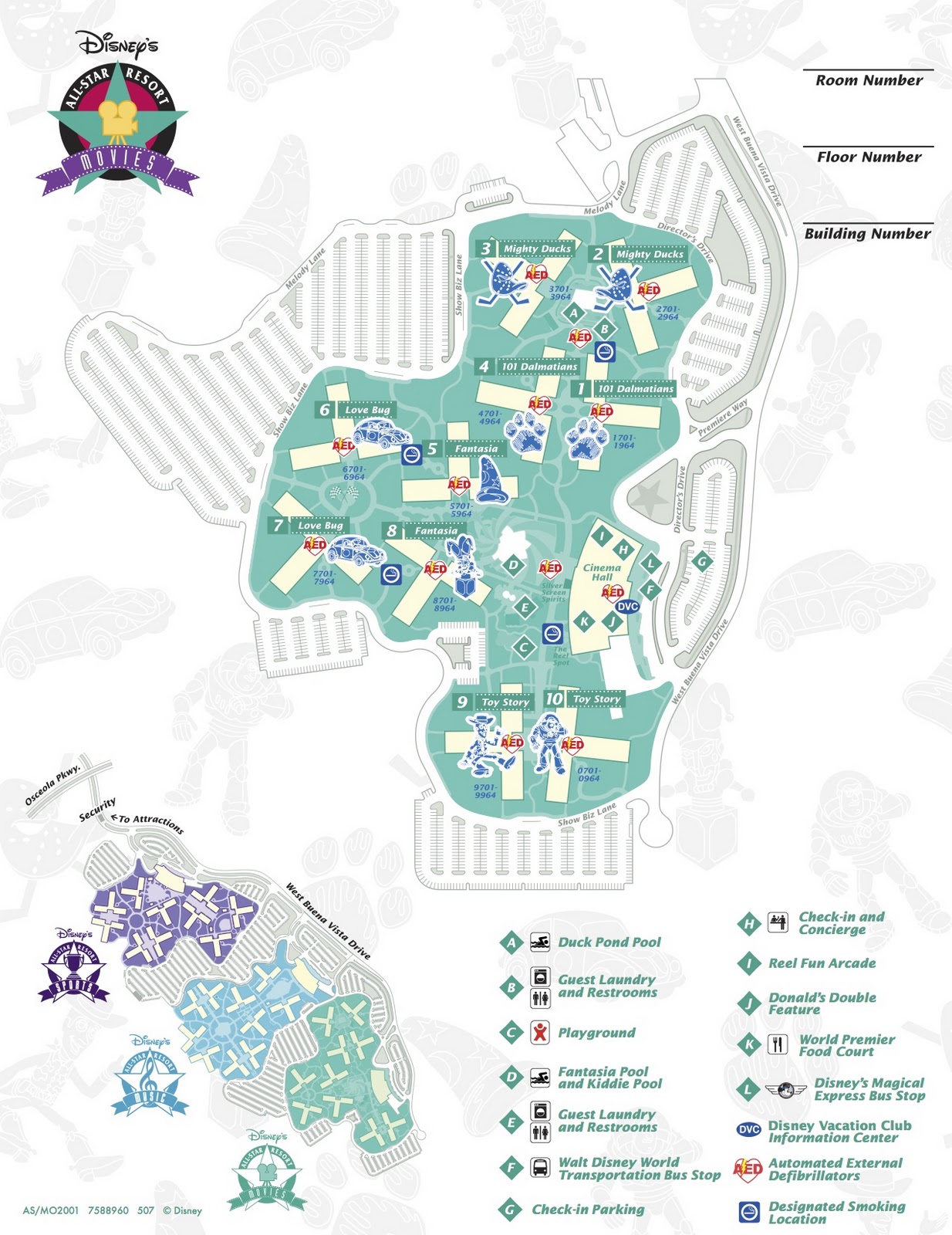 54 Best Photos Disney All Star Sports Resort Map / Pictures of Disney World Resorts