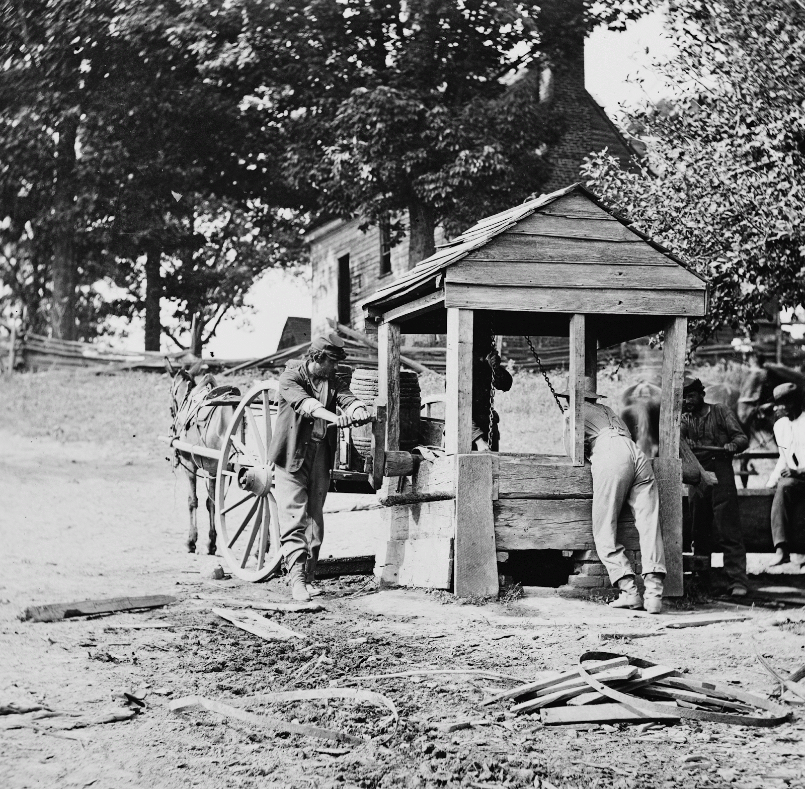 The Chubachus Library of Photographic History Union Soldiers Drawing