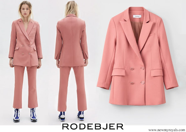 Crown Princess Victoria wore Rodebjer Nera Pink Blazer