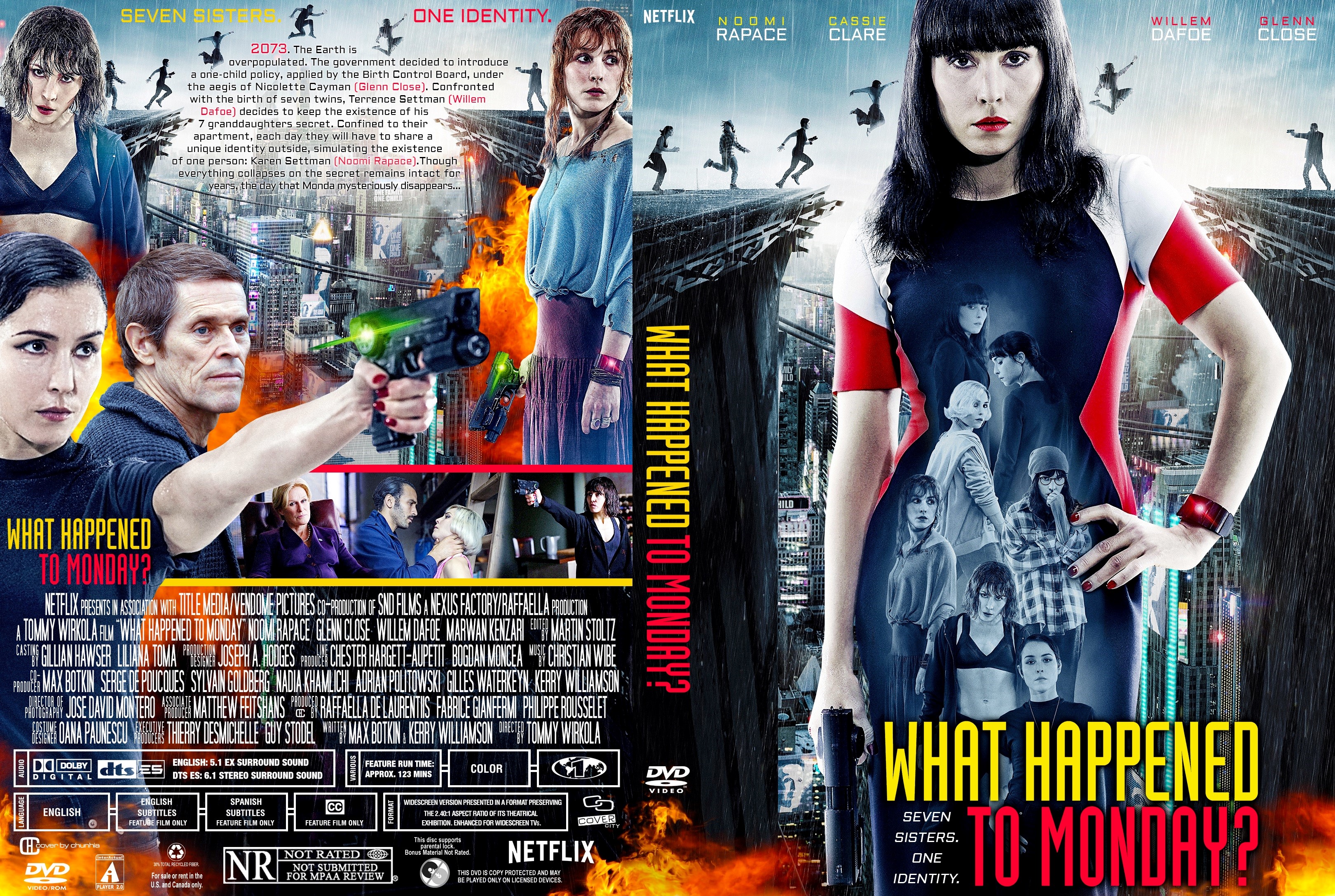 What Happened To Monday? (a.k.a.Seven Sisters) DVD Cover.