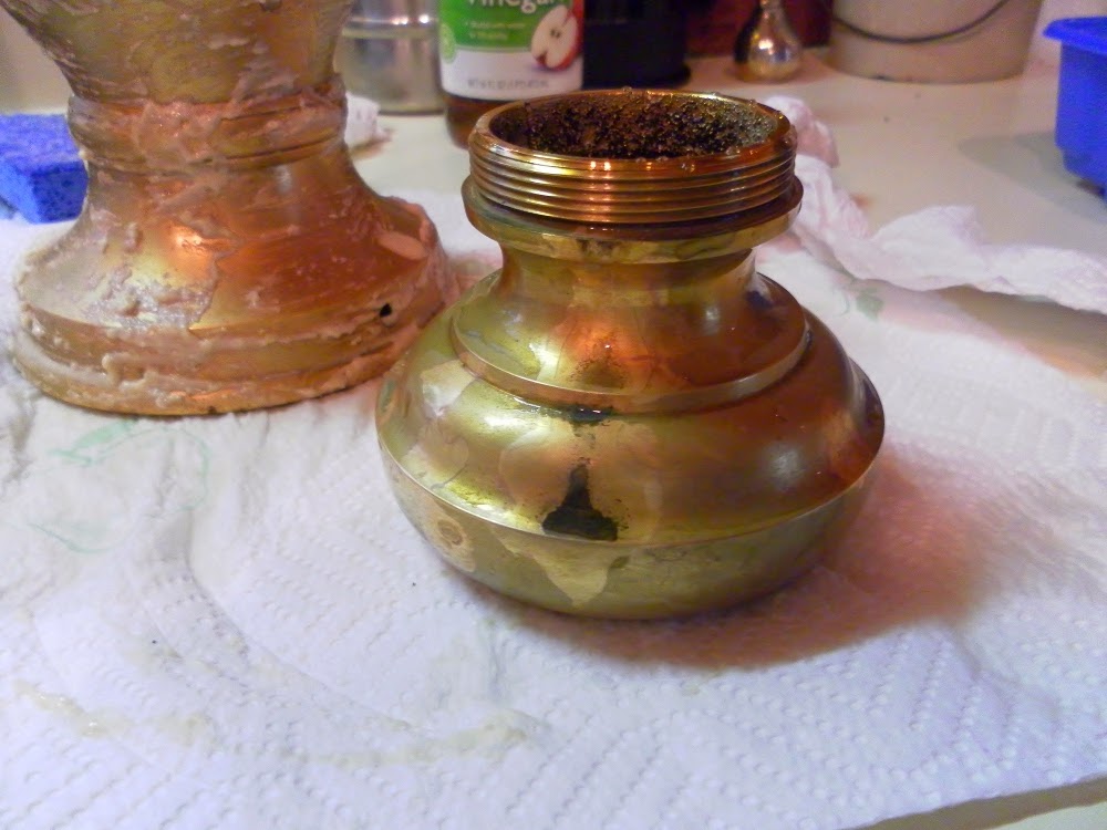 The Inspired Trader's Vintage Voice How To Clean Brass with Natural