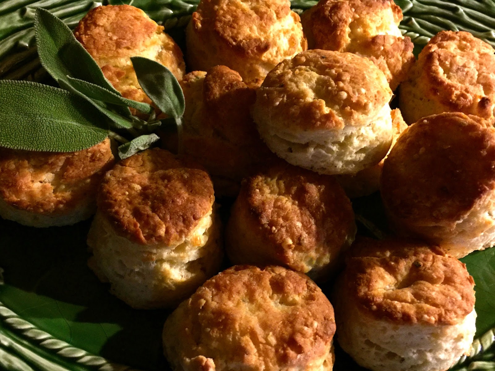 Husband Tested Recipes From Alice's Kitchen Cheddar and Sage Biscuits
