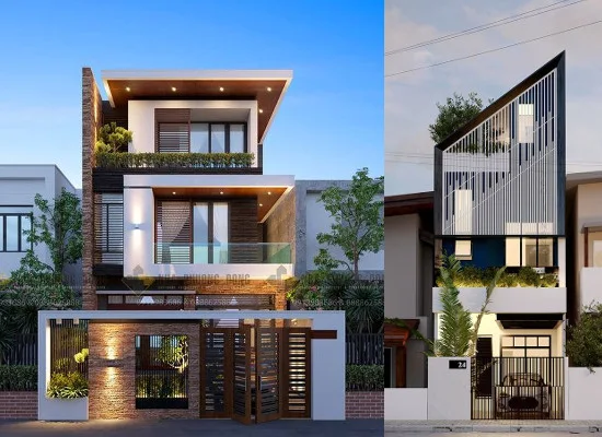 Desain fasade tampak depan rumah minimalis trend tahun ini