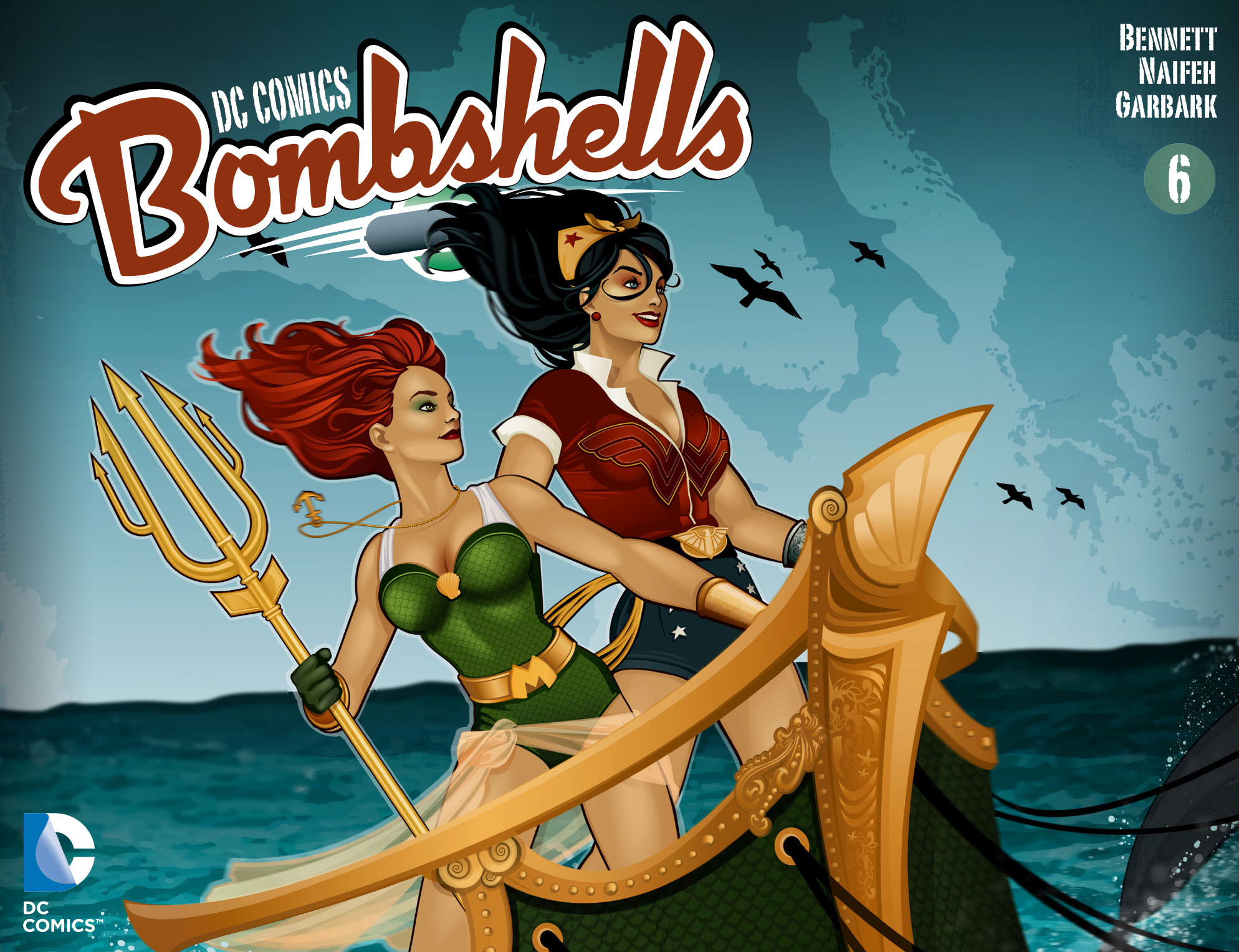 Read online DC Comics: Bombshells comic -  Issue #6 - 1