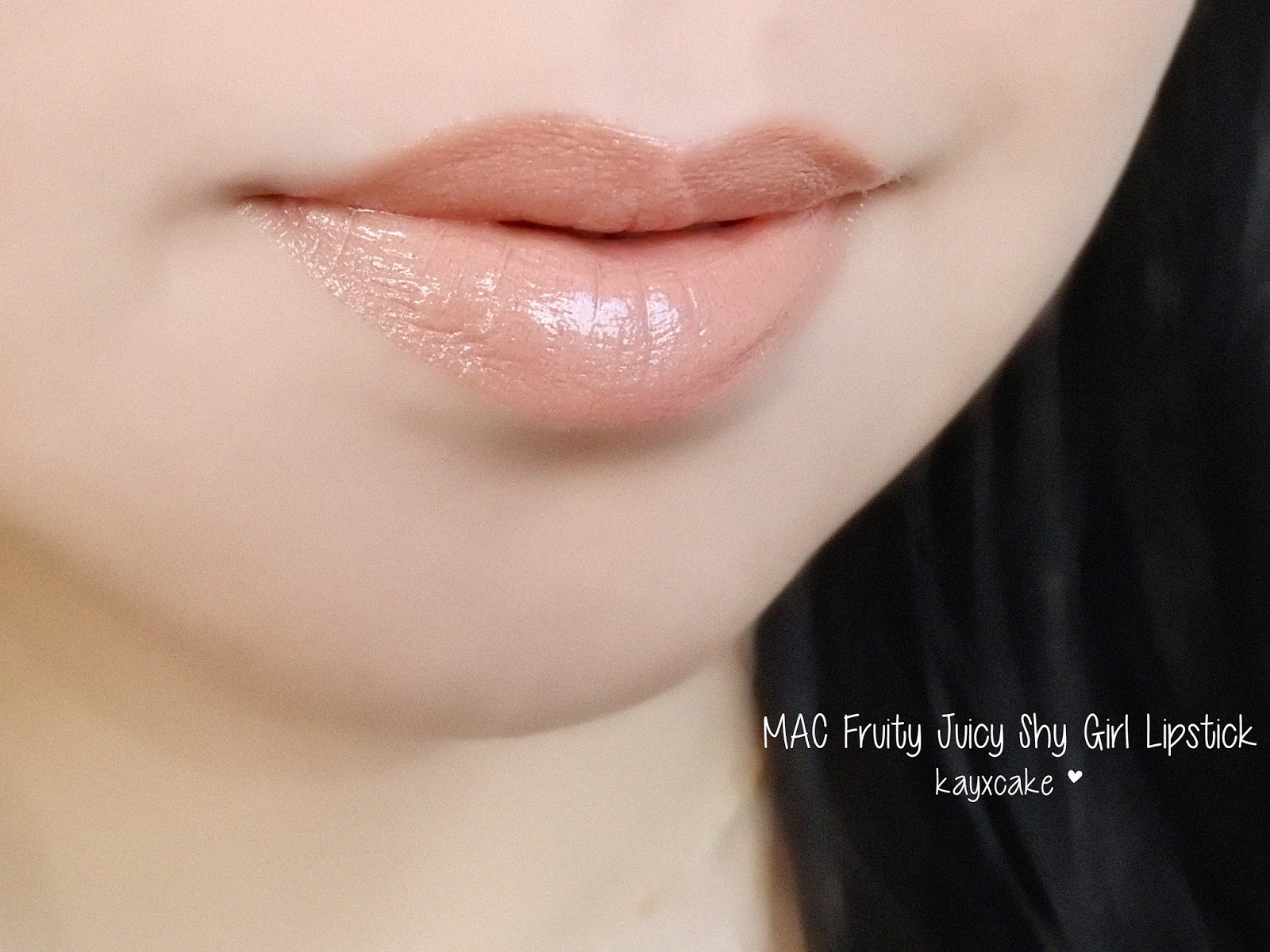 Wonderlijk Kay Cake Beauty Swatch: MAC x Fruity Juicy ♥︎ Shy Girl Lipstick EN-35