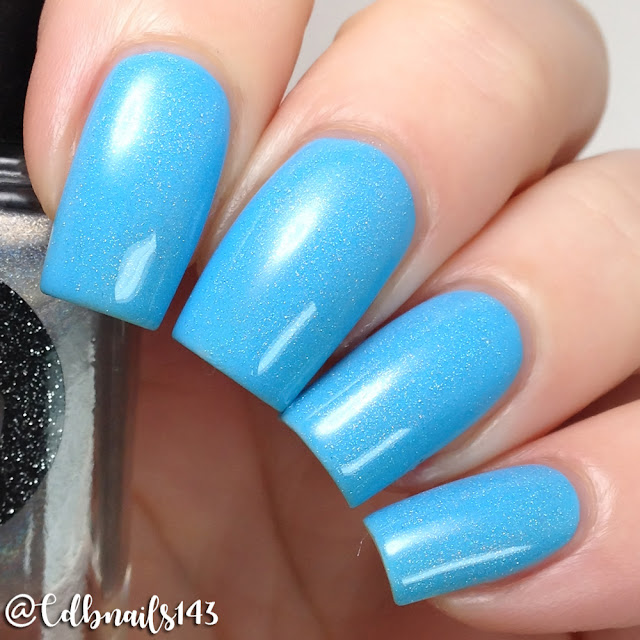 Bliss Polish-To Yacht For You with Holo Bliss Topper