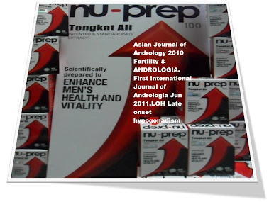 Clinical studies AJA 2010Fertility,LOH Late on-set hypogonadism ANDROLOGIA June2011 NuPrep100