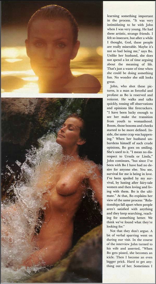 Bo Derek Playboy Shoot December 1994.