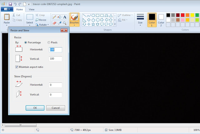 Resize Foto Menggunakan MS Paint Resize Foto Menggunakan MS Paint