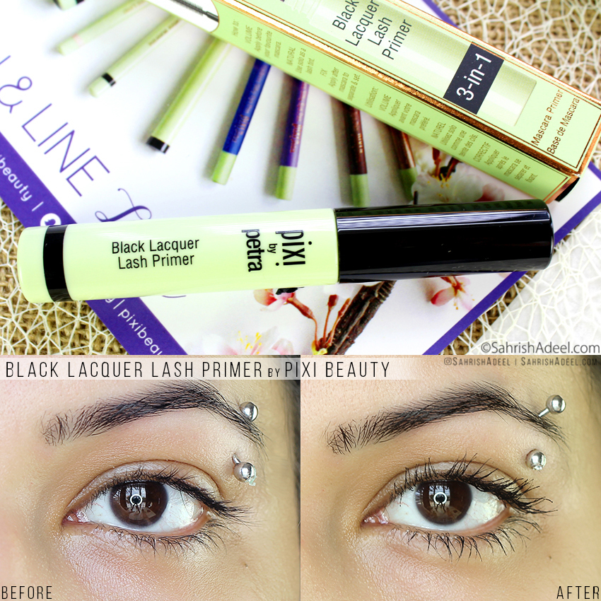 Black Lacquer Lash Primer by Pixi Beauty - Review, Before/After & Discount Code