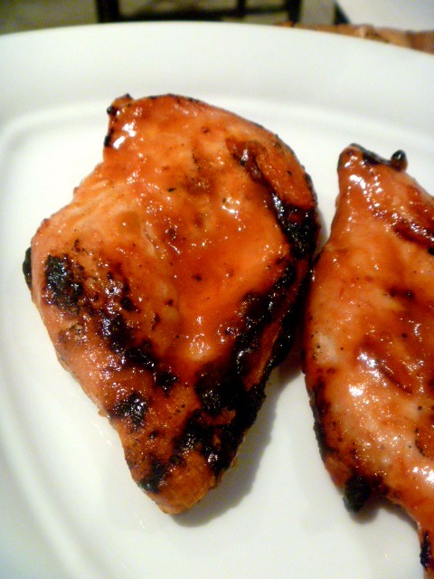 Spicy sweet grilled chicken that will make you want to sing! Perfect for late summer grilling. -Slice of Southern