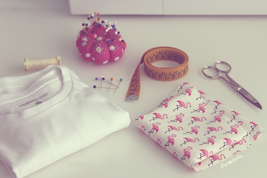 Customiza una camiseta con un bolsillo - Punto de Lu