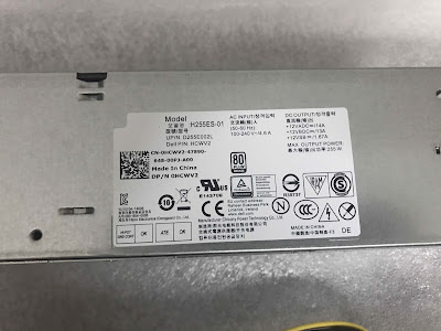 HCWV2 H255ES-01 255W 電源用 Dell Optiplex 3020 7020 9020 SFF