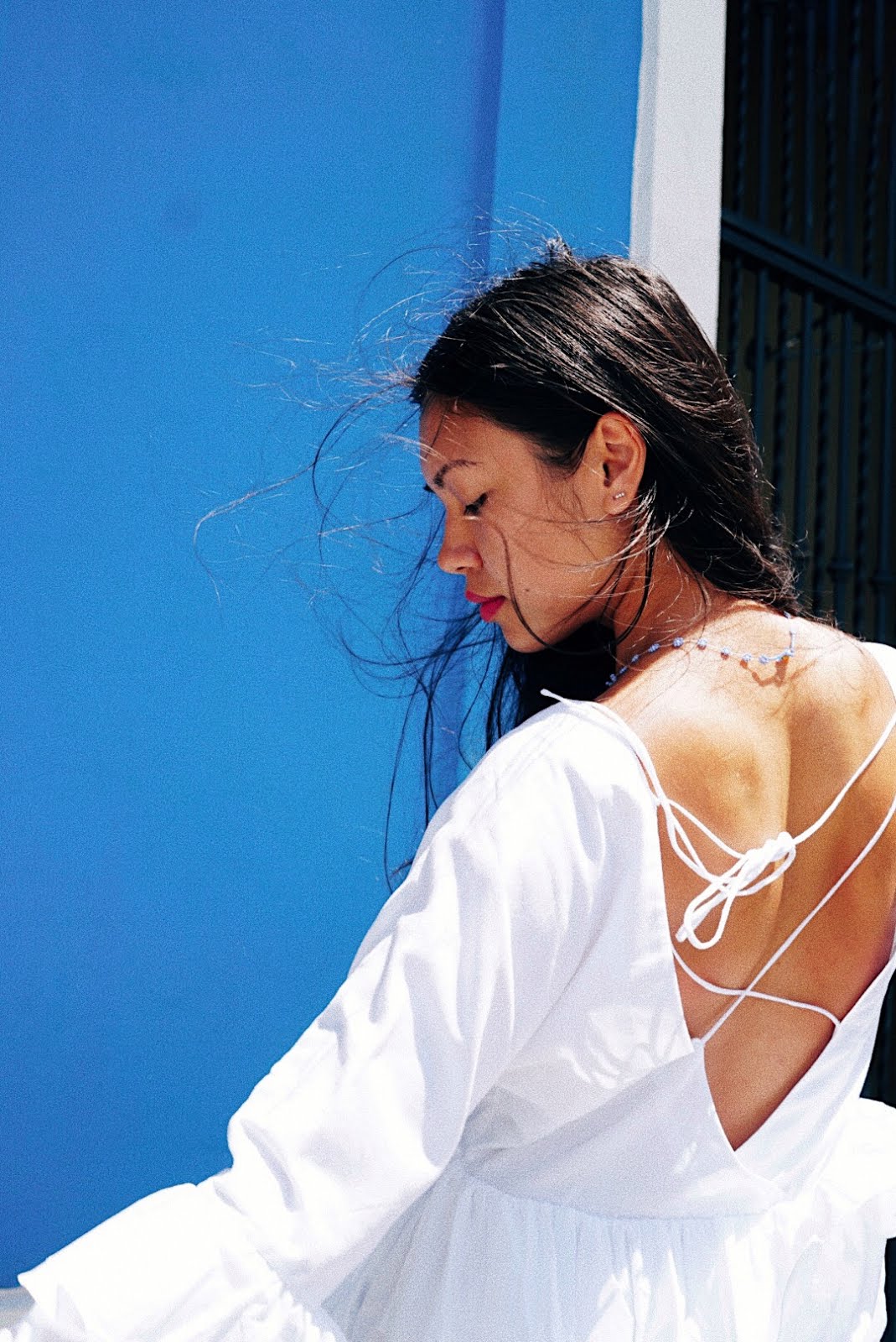 How to Handle a Dry Spell at work? + Style blog - Lynn Kim Do Strappy dress ootd