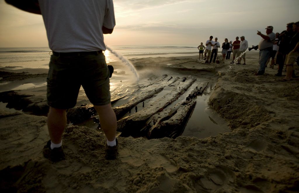 Wreck of 1600s British naval vessel found along North Carolina coast