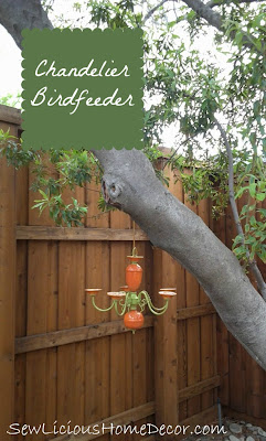 chandelier bird feeder 