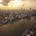 The skyline of central Bangkok