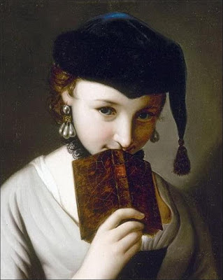 Chica con libro, de Pietro Antonio Rotati (1707-1762)