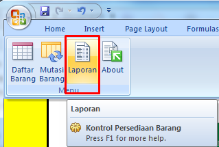 Cara Membuat Laporan Keuangan dengan Excel: Membuat Laporan