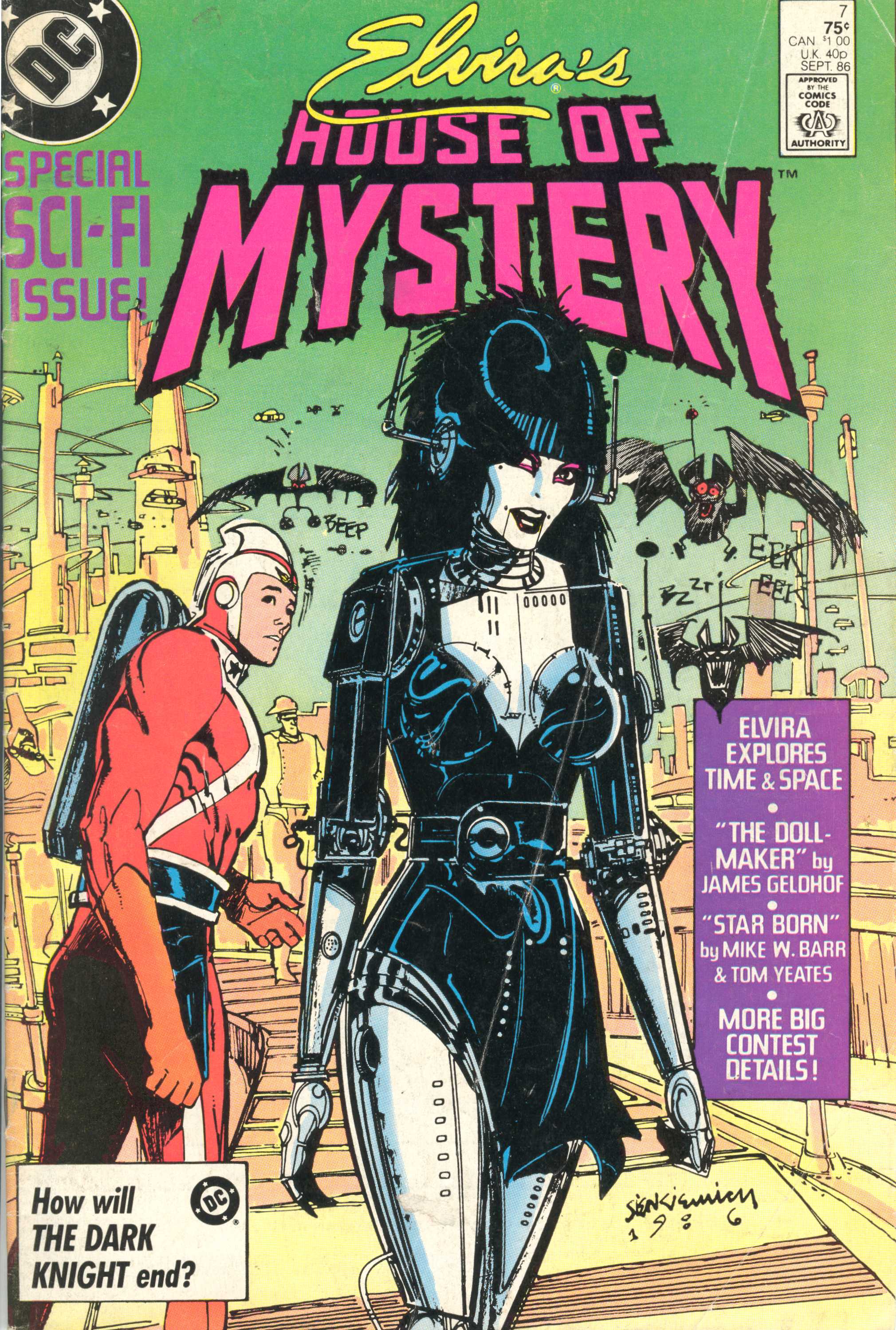 Read online Elvira's House of Mystery comic -  Issue #7 - 1