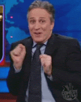 Jon Stewart Clapping Gif