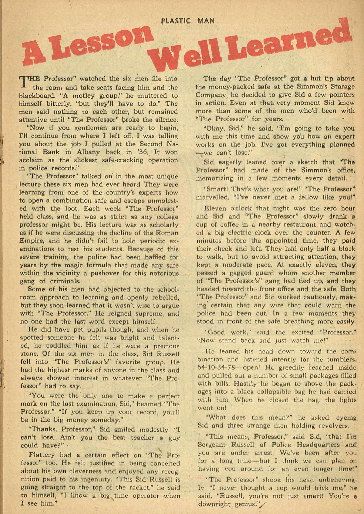 Read online Plastic Man (1943) comic -  Issue #44 - 17