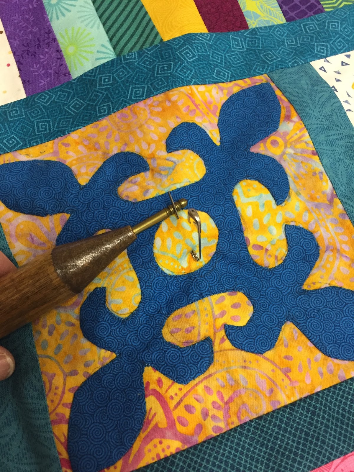 My Joyful Journey Basting a Quilt for Machine Quiltingand the