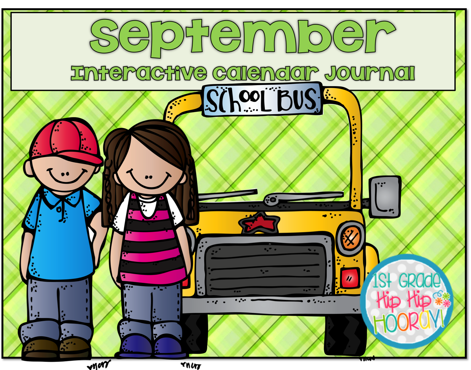 1st Grade Hip Hip Hooray September Calendar Interactive Journal 1st Grade Hip Hip Hooray September Calendar Interactive Journal