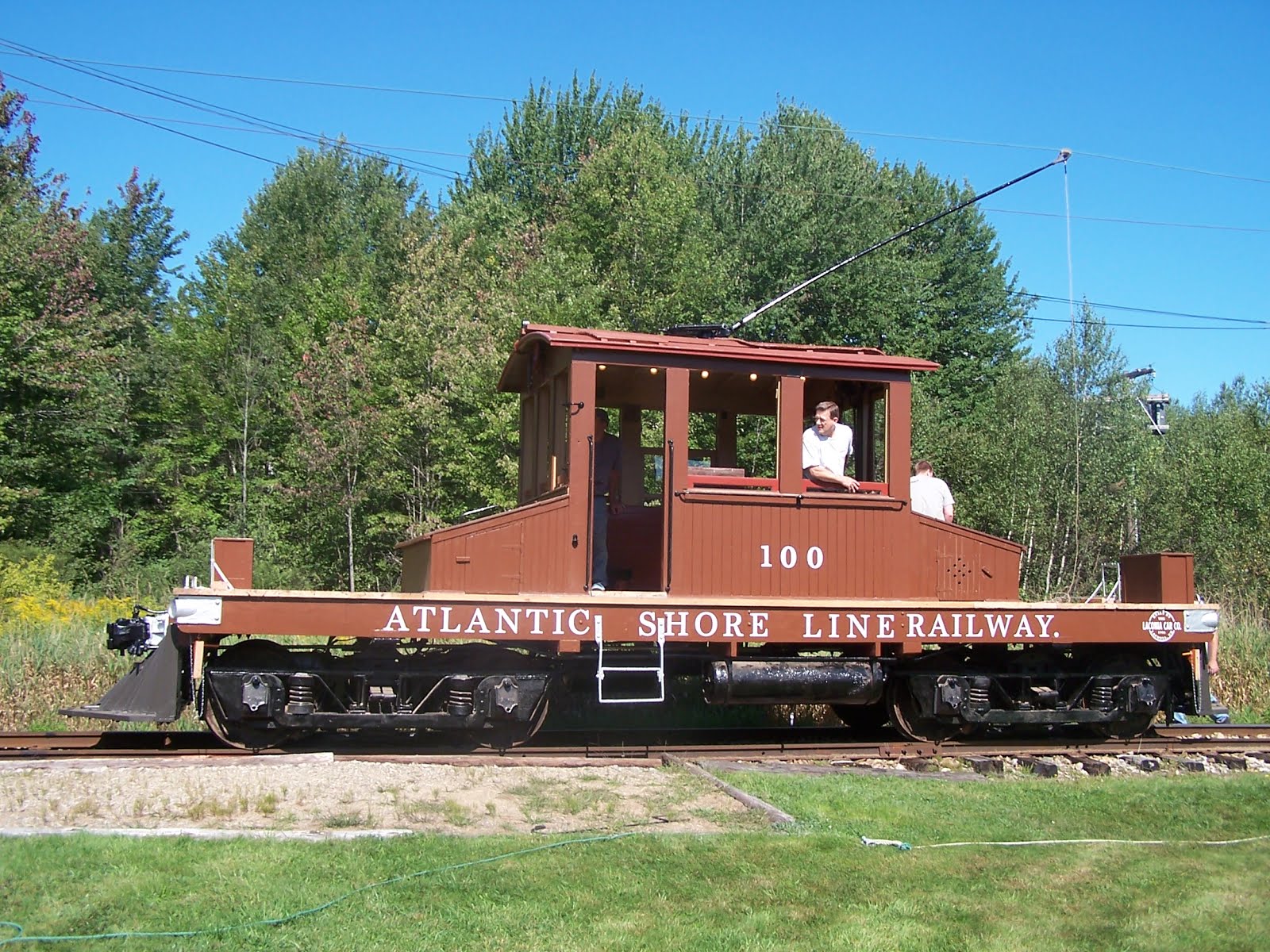 Narcissus 1912 Renovation Project No. 100 Seashore Trolley Museum's Laconia Car Companybuilt
