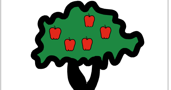 Chapel Hill Snippets Way Up High In The Apple Tree printable Book 