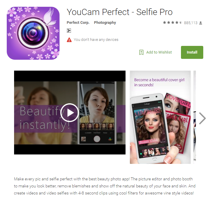 Youcam Perfect Selfie Camera Download Youcam Perfect Selfie Camera Download