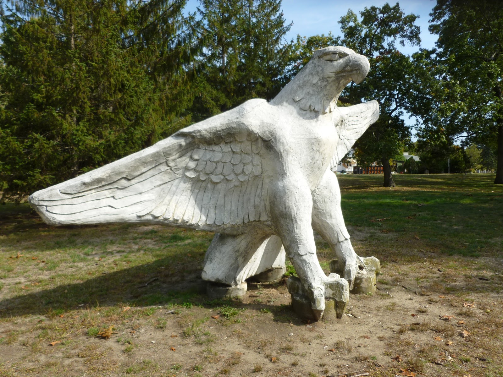 Photoops Figurative Sculpture Stone Eagle Providence, RI