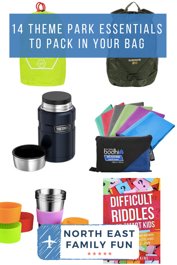 What to pack in your bag for a day at a theme park North East Family Fun