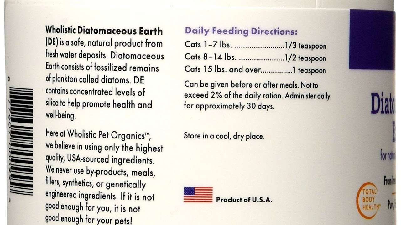 How Much Diatomaceous Earth For Cats Cat Choices