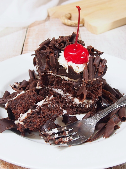 resep black forest cake tanpa emulsifier
