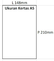 kertas A5 kertas A5