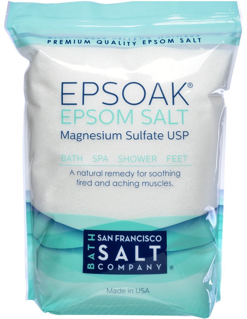 Epsoak Epsom Salt 19.75 Lbs 100 Pure Magnesium Sulfate, Made in USA