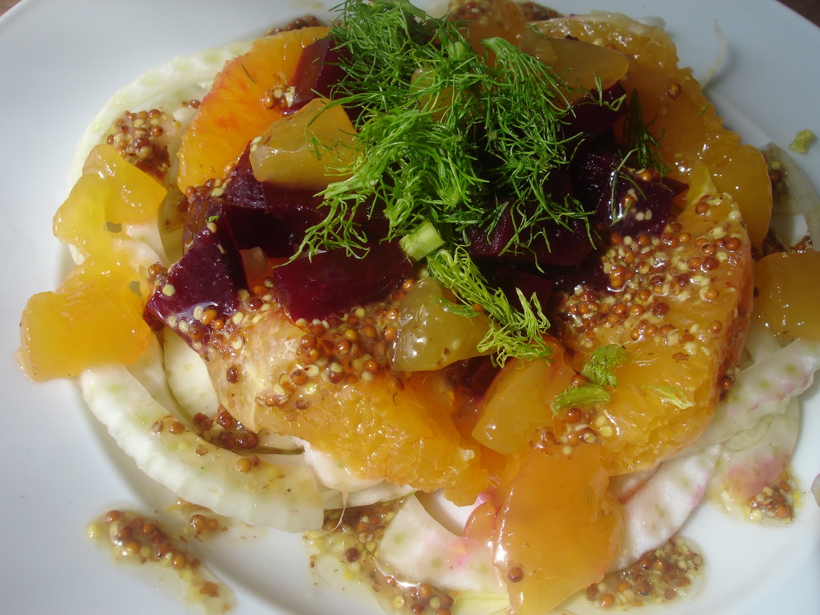 Kochbuch für Max und Moritz: Salat mit Früchten und Gemüsen der Saison ...