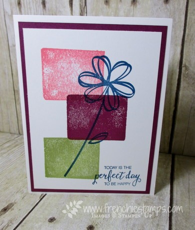 Stamp on the Go with Sunshine Saying Stampin'Up! www.frenciestamps.com