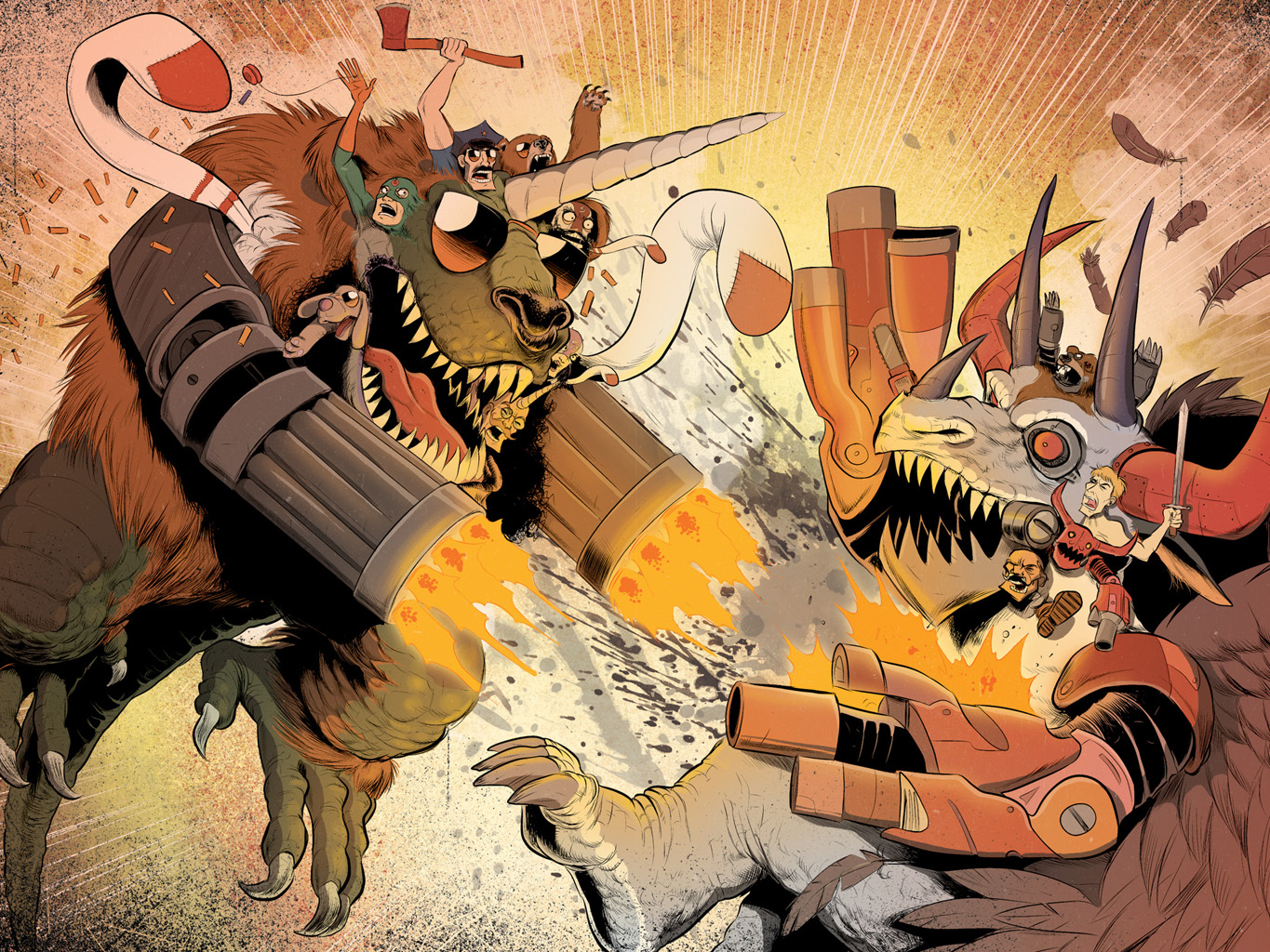 Read online Axe Cop: Bad Guy Earth comic -  Issue #3 - 14